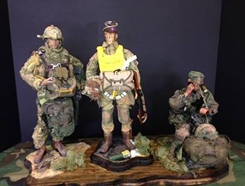 Army vet figurines